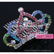 wholesale princess crystal pink real diamond bridal tiaras